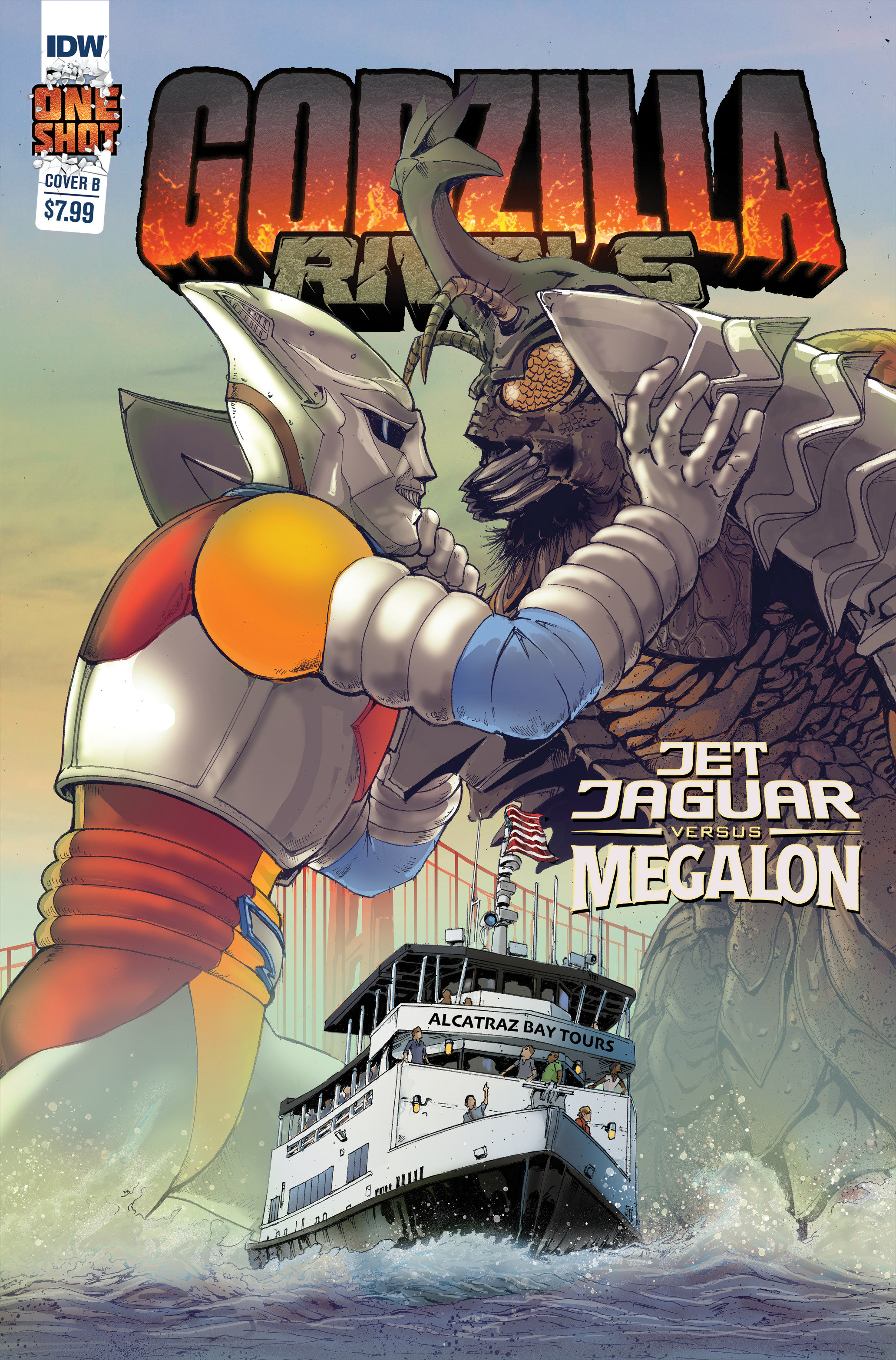 Godzilla Rivals #5 Jet Jaguar Vs. Megalon Cover B Griffith