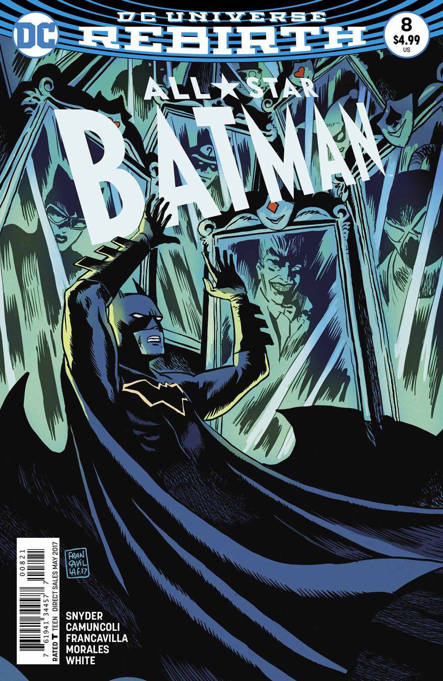 All Star Batman #8 Francavilla Variant Edition