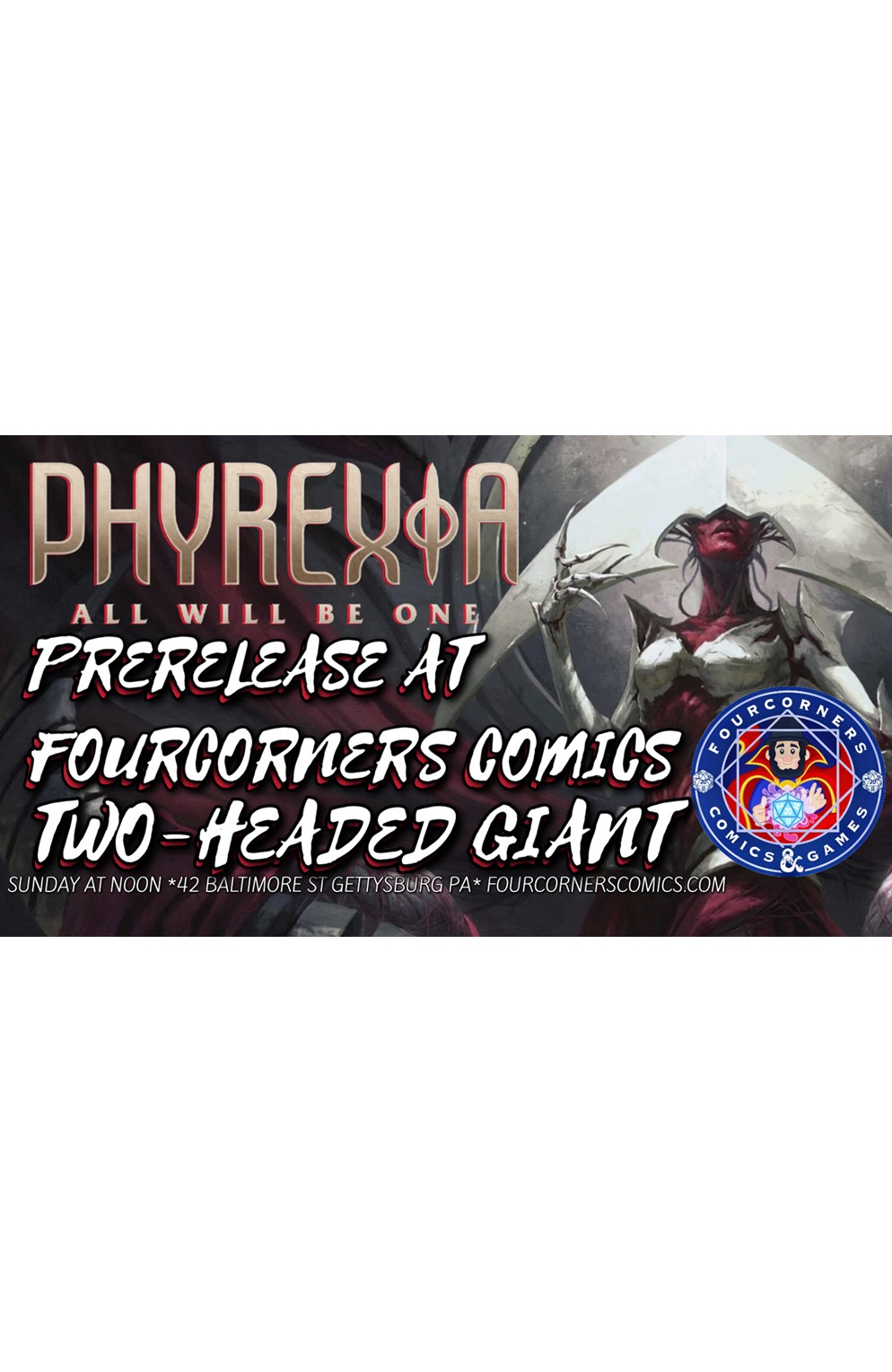 ** Sun 2/5 Magic the GatheringPhyrexia All Will Be One 2hg Pre-Release