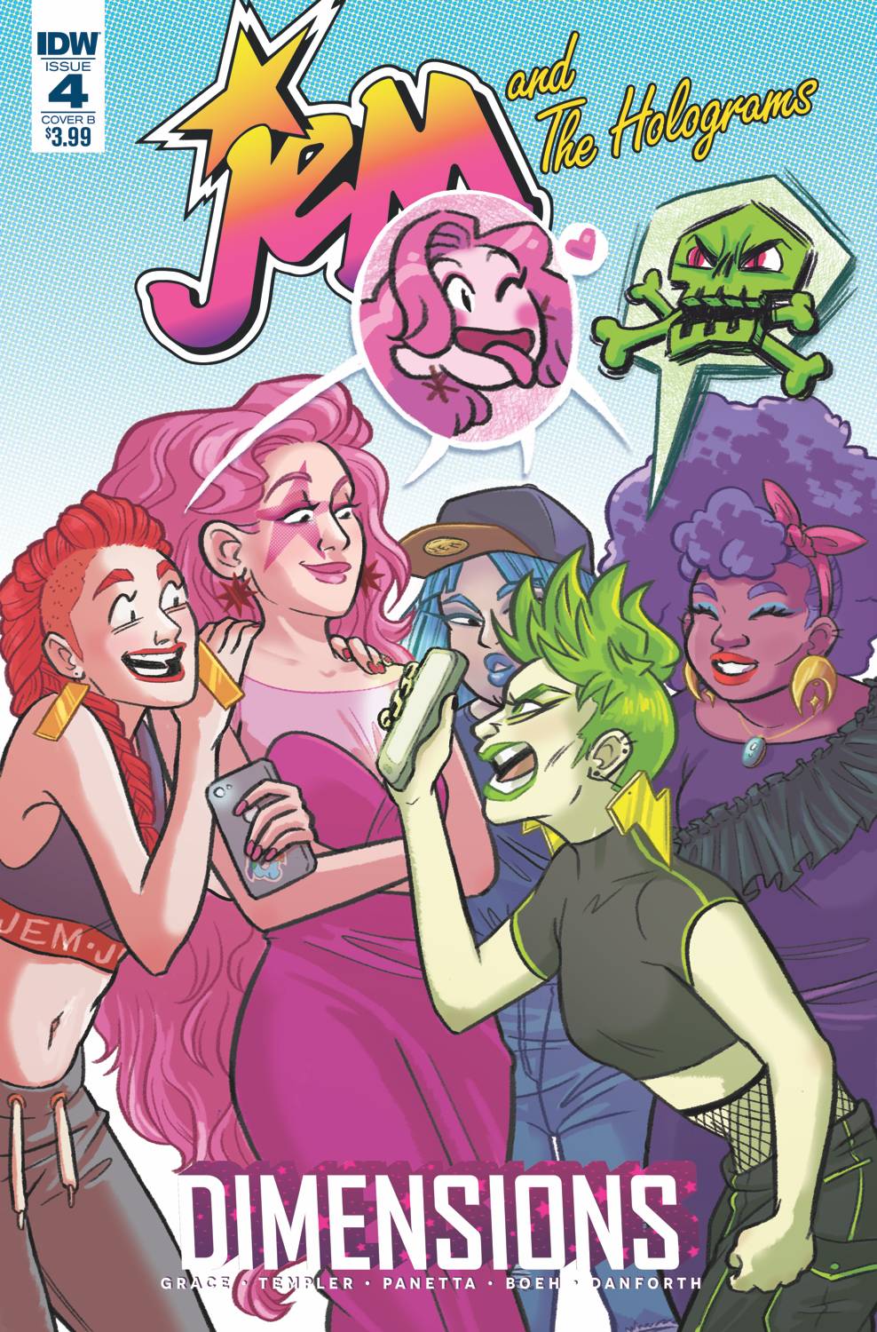 Jem & The Holograms Dimensions #4 Cover B Boeh