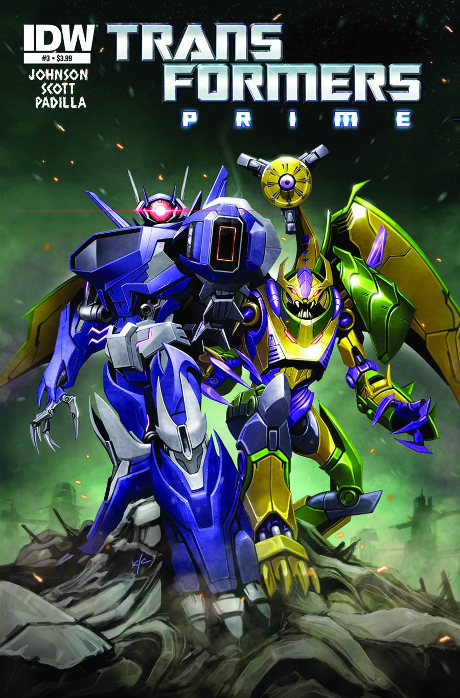 Transformers Prime Rage of the Dinobots #3