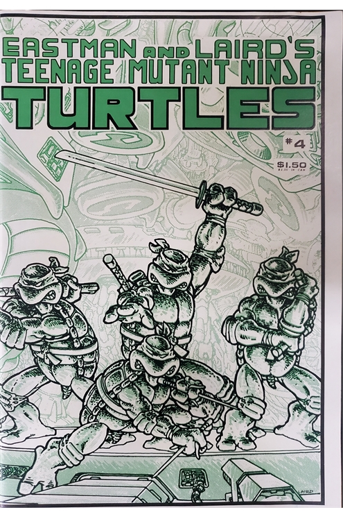 Teenage Mutant Ninja Turtles #4 Eastman 1st Print Fn/Vf