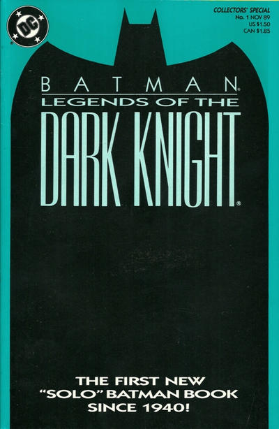 Legends of The Dark Knight #1 [Blue Cover]-Near Mint (9.2 - 9.8)