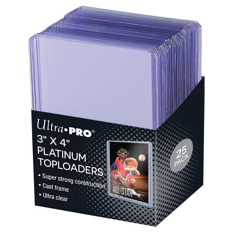 Ultra Pro 3"X4" Platinum Toploaders