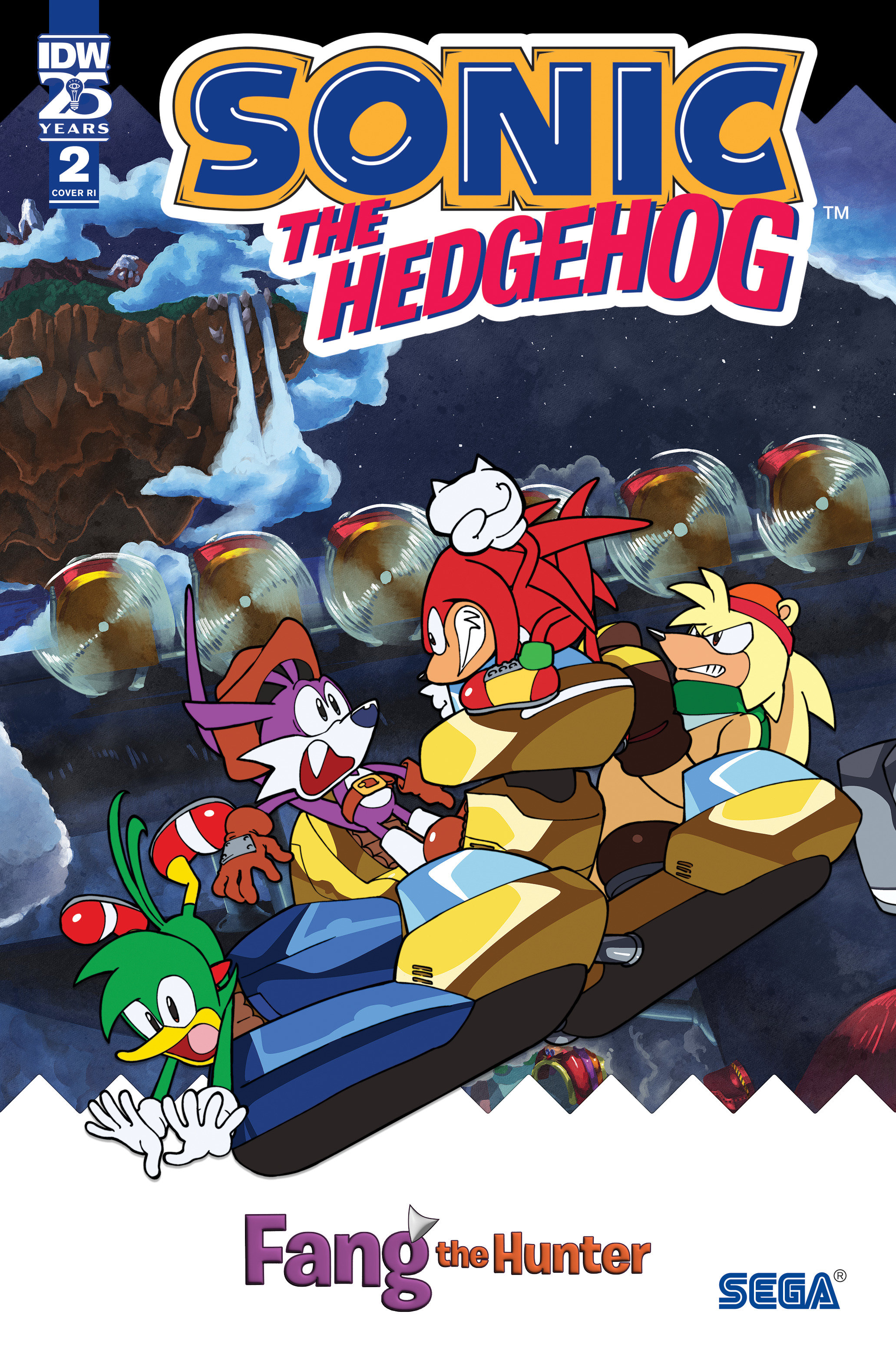 Sonic the Hedgehog: Fang the Hunter #2 Cover Fonseca 1 for 10 Incentive Variant