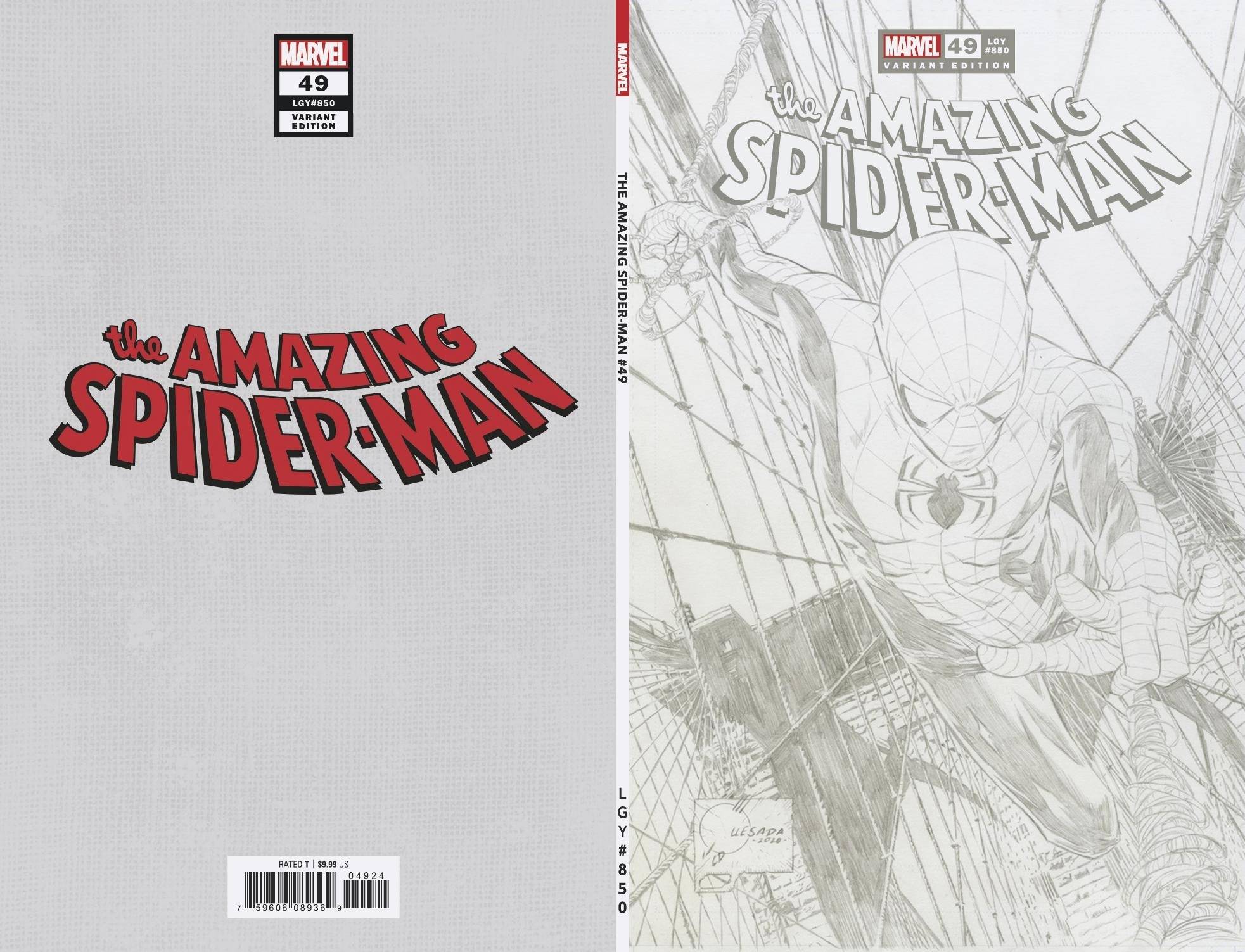 Amazing Spider-Man #49 Quesada Sketch Variant (2018)