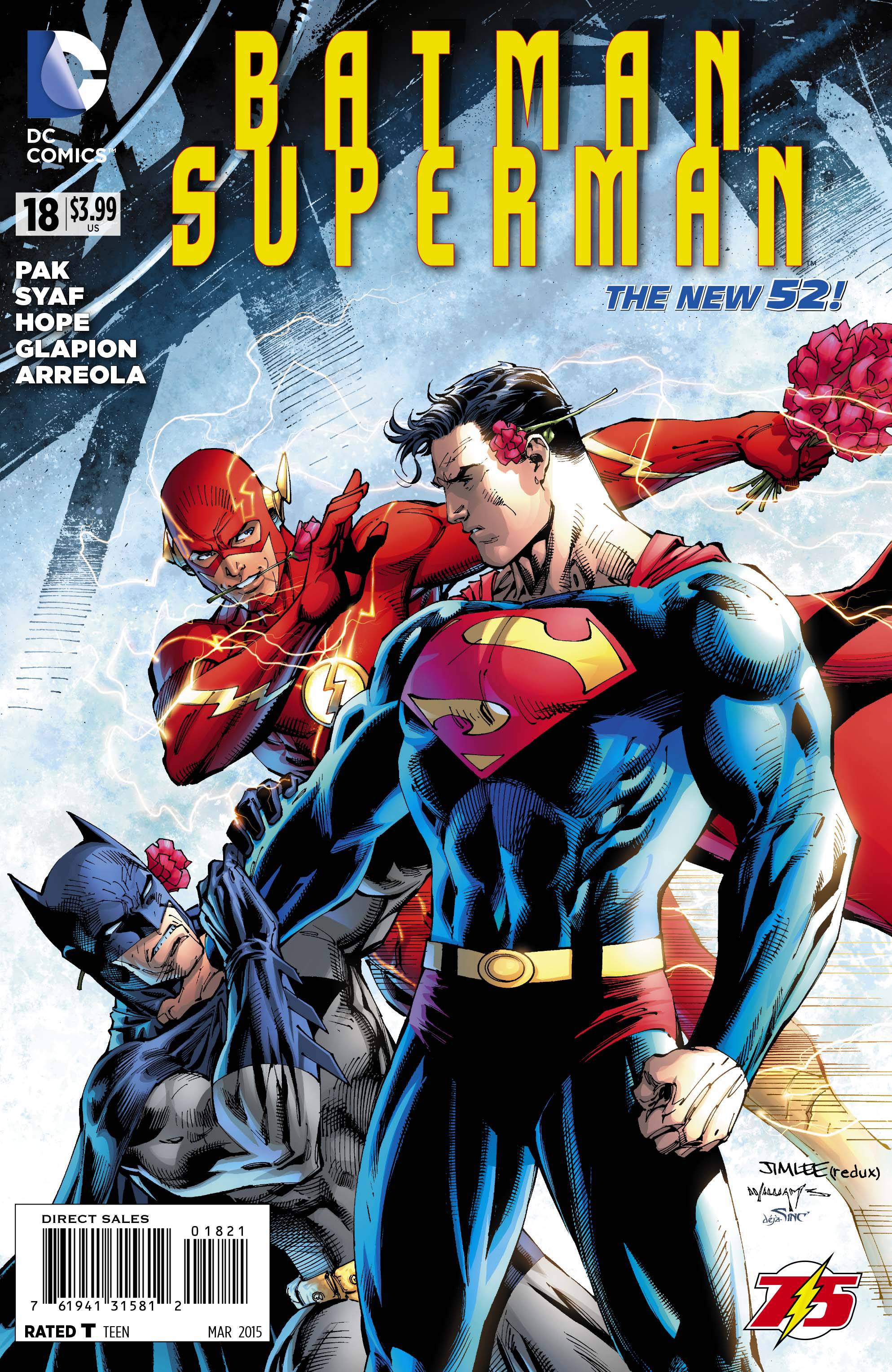 Batman Superman #18 Flash 75 Variant Edition (2013)