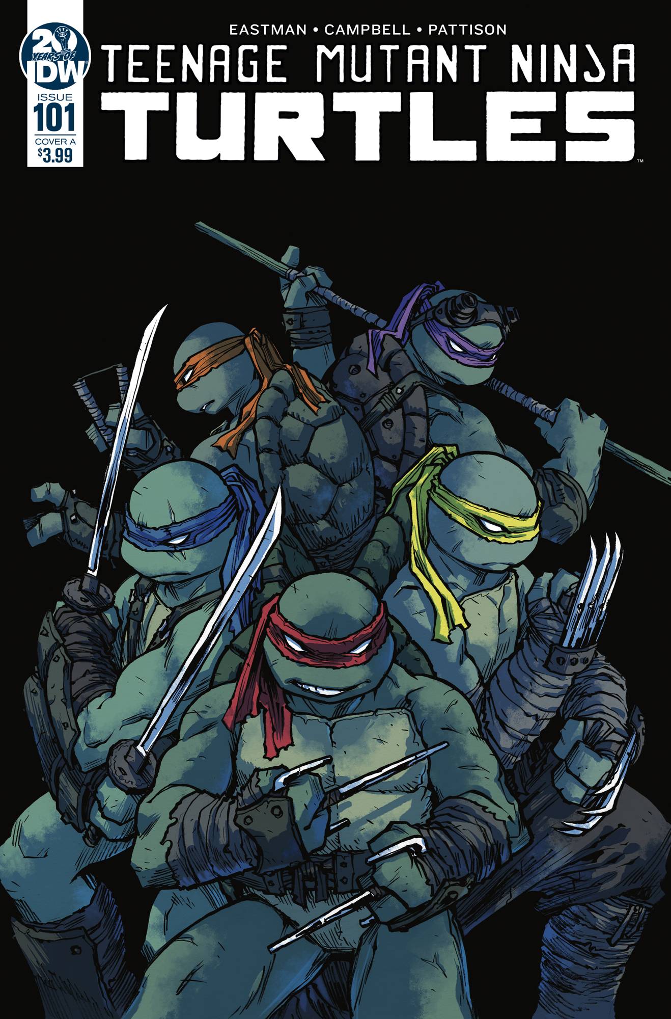 Teenage Mutant Ninja Turtles Ongoing #101 Cover A Campbell (2011)