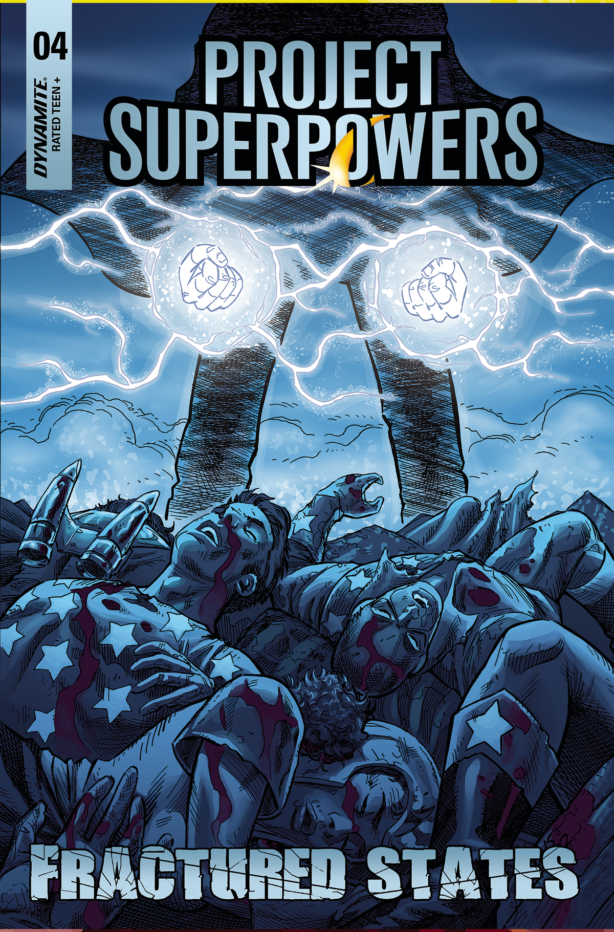 Project Superpowers Fractured States #4 Cover B Kolins