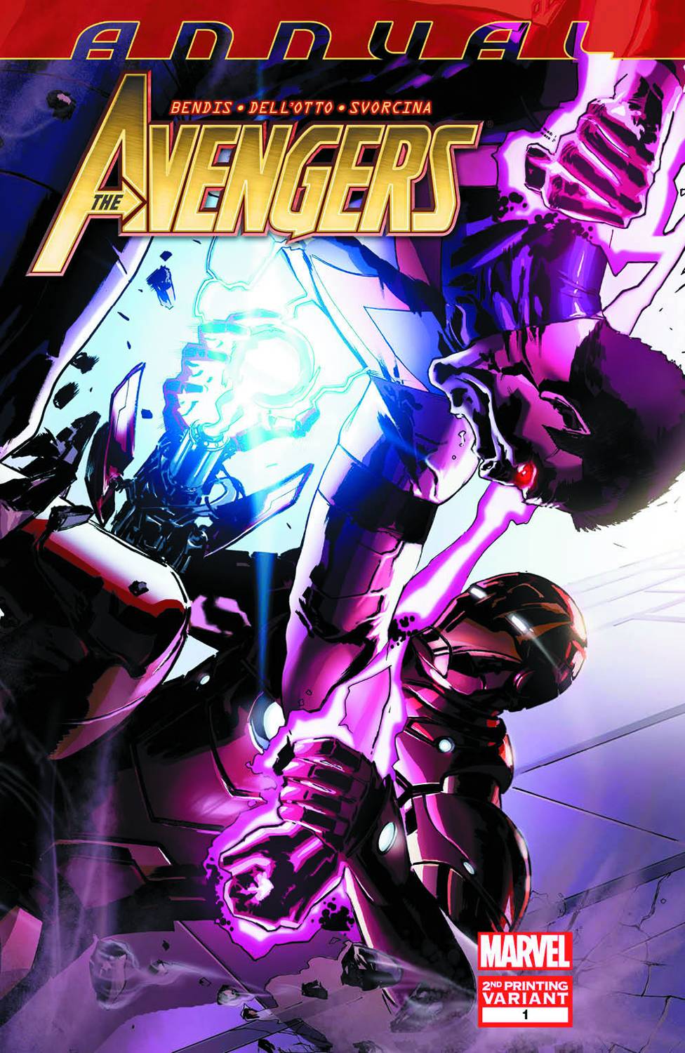 Avengers Annual #1 2nd Printing Dellotto Variant (2012)