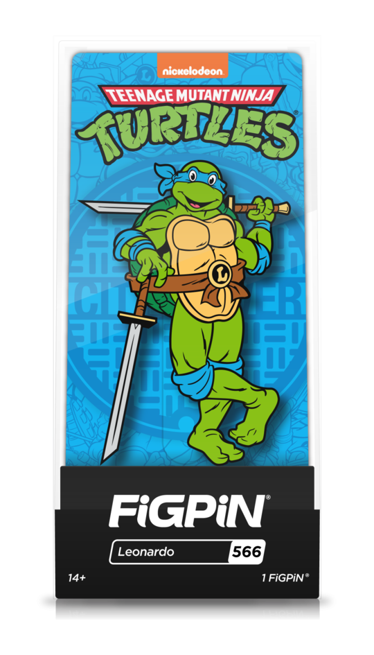 Teenage Mutant Ninja Turtles Leonardo Figpin Classic Enamel Pin