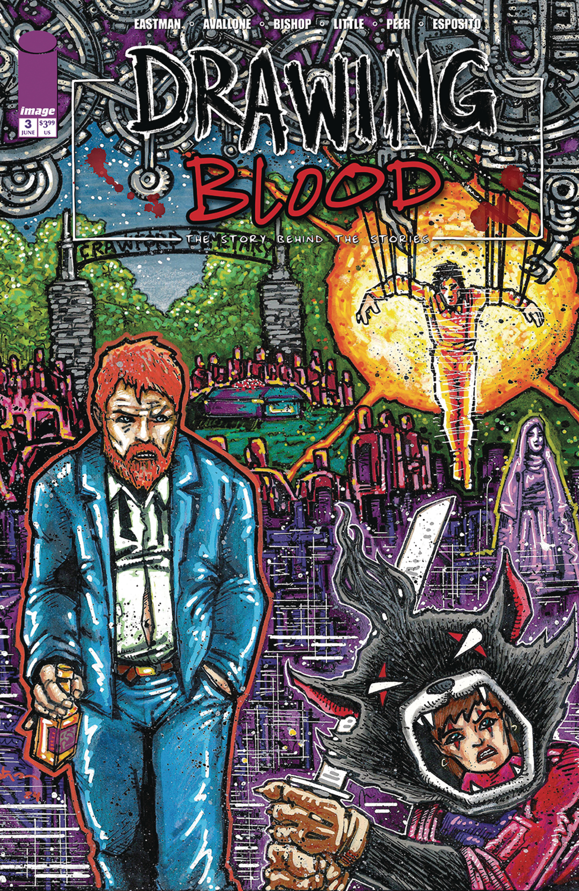 Drawing Blood #3 (Of 12) Cover A Kevin Eastman