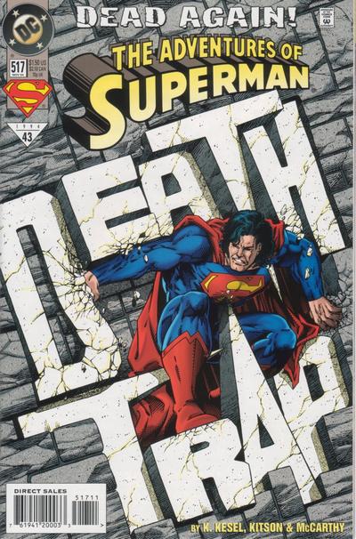 Adventures of Superman #517 [Direct Sales]-Very Fine (7.5 – 9)