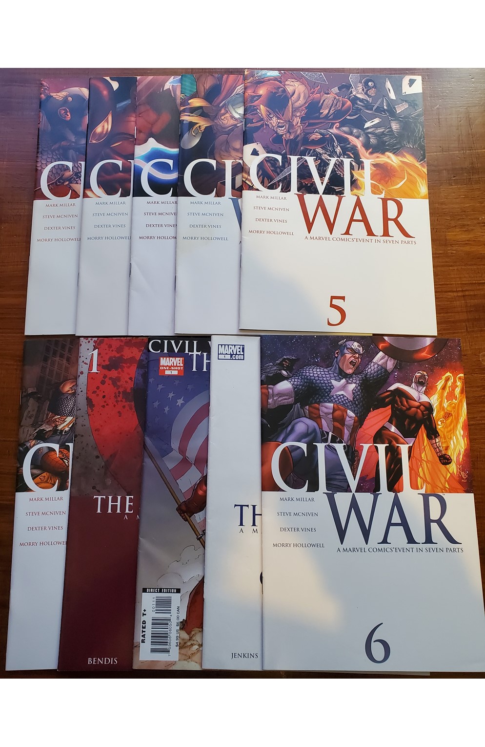 Civil War #1-7, Confession, Initiative, Return (Marvel 2006) Set