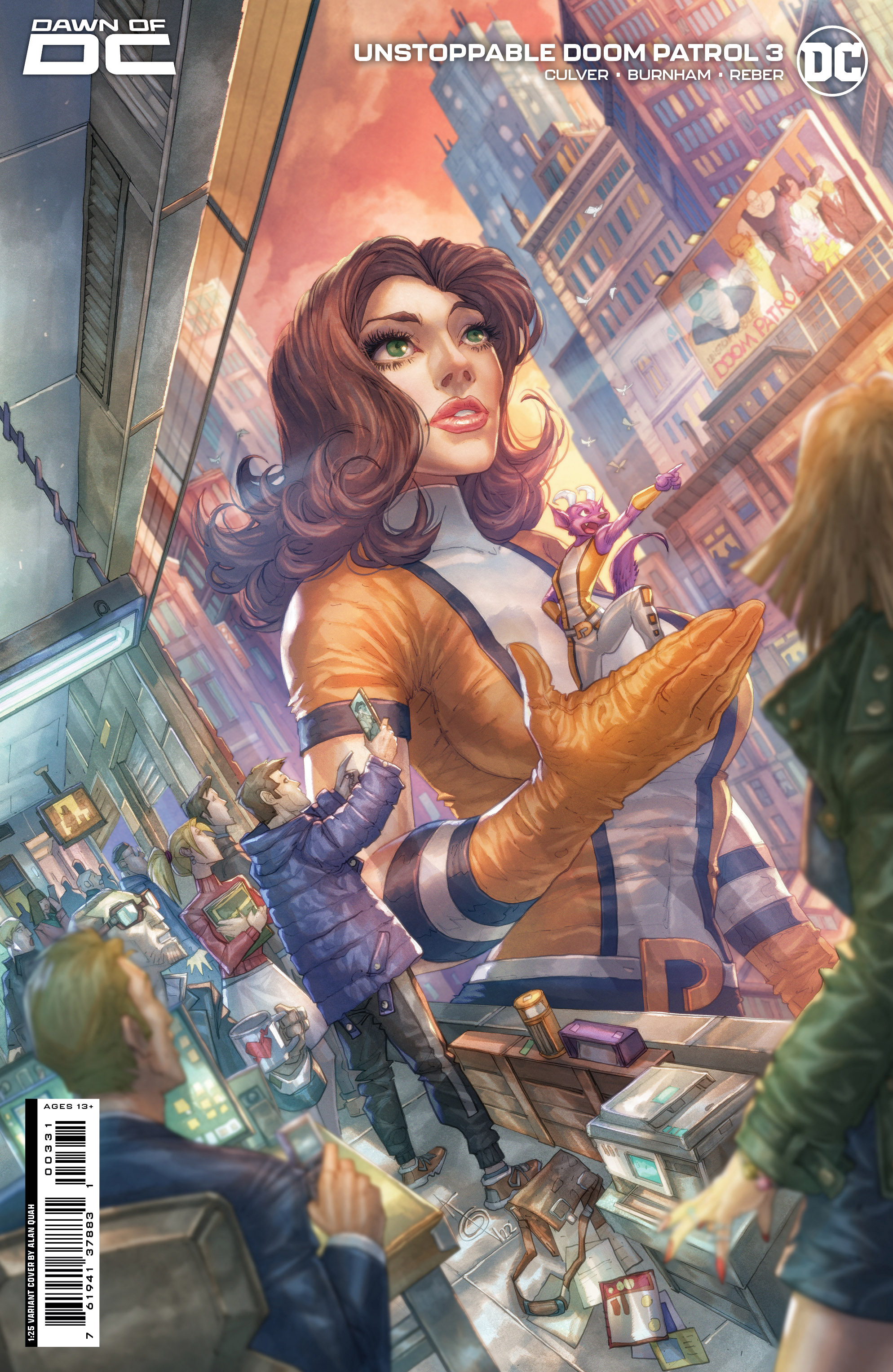 Unstoppable Doom Patrol #3 Cover C 1 for 25 Incentive Alan Quah Card Stock Variant (Of 6)