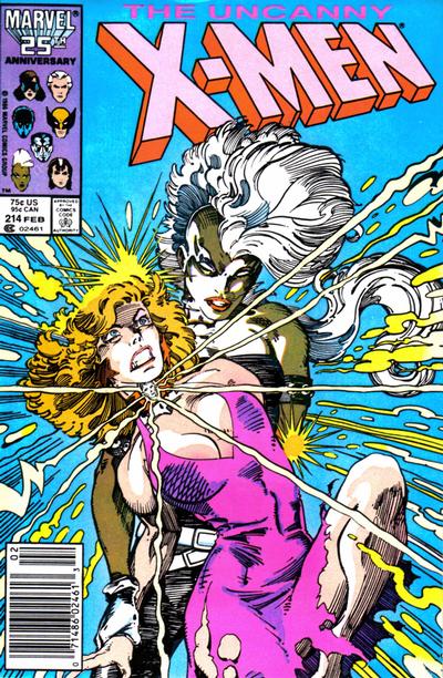 The Uncanny X-Men #214 [Newsstand]-Near Mint (9.2 - 9.8)