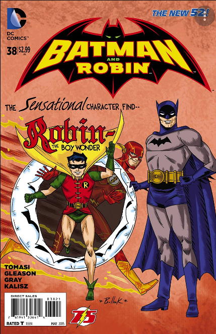 Batman and Robin #38 Flash 75 Variant Edition (2011)