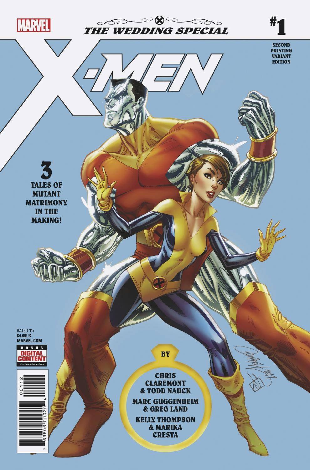 X-Men Wedding Special #1 2nd Printing Js Campbell Variant