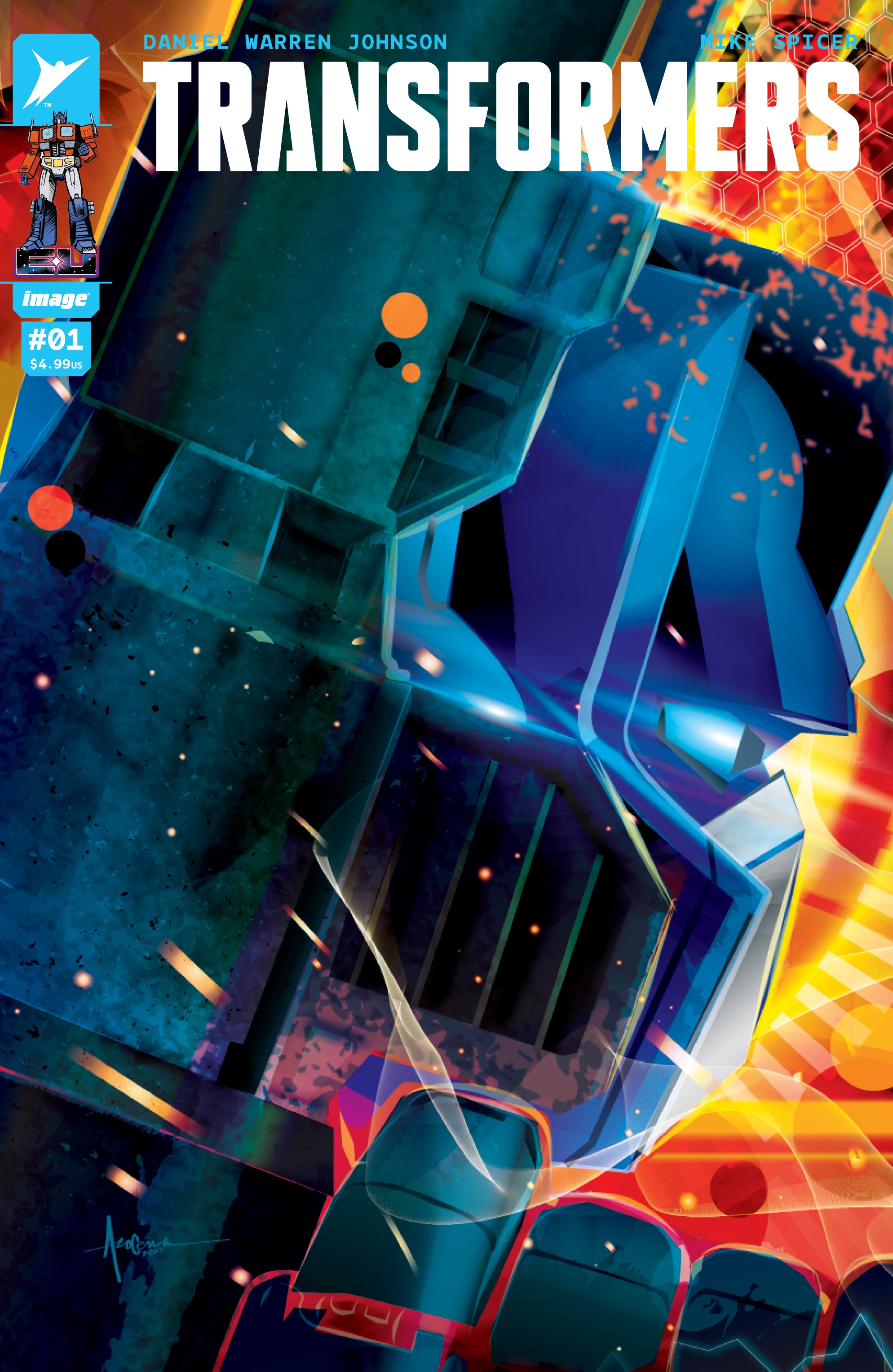 Transformers #1 Cover E 1 for 10 Incentive Arocena