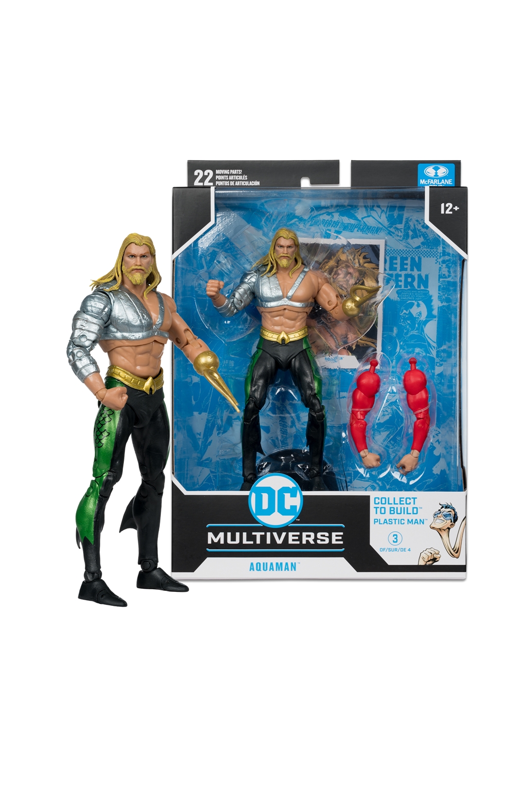 DC Multiverse Aquaman (JLA) 7-Inch Build-A-Figure Action Figure