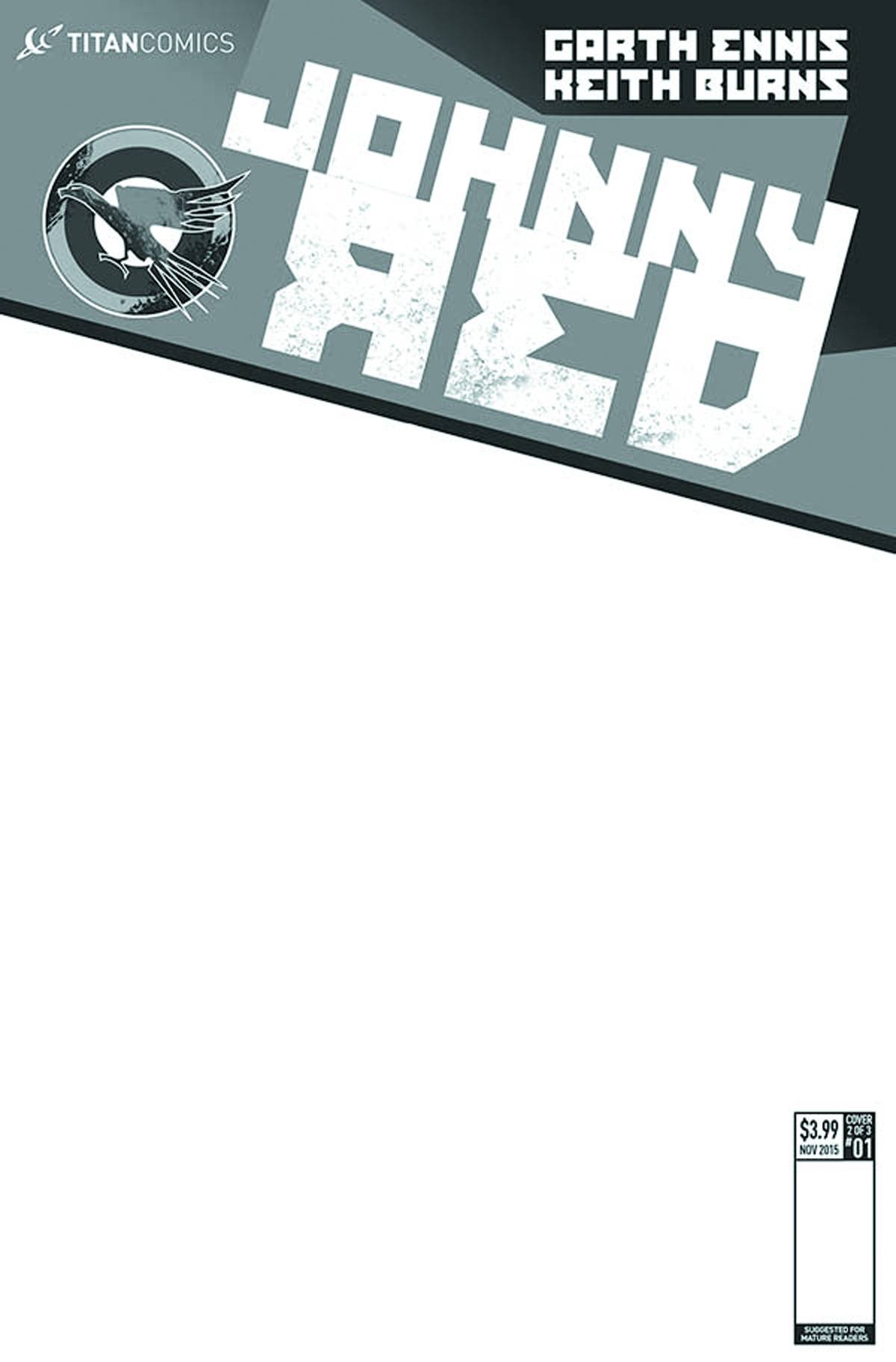 Johnny Red #1 Blank Sketch Cover