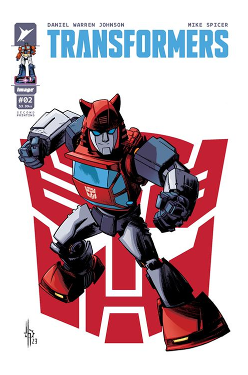 Transformers #2 Second Printing Cover C Jason Howard Variant