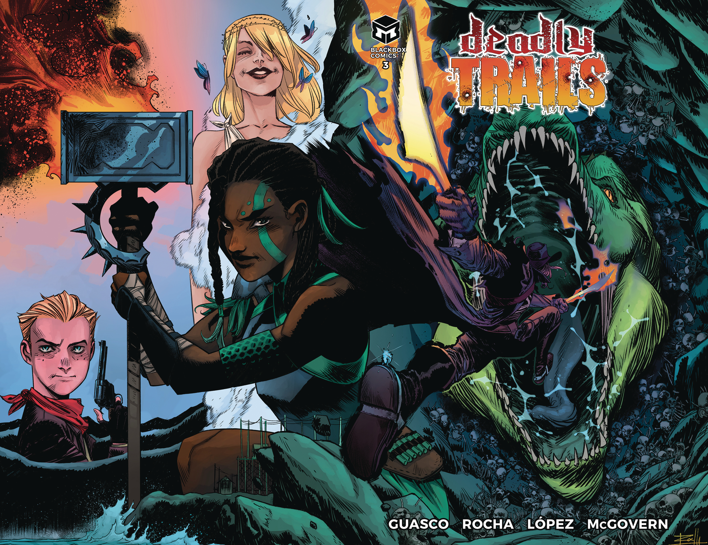 Deadly Trails #3 Cover A Rocha (Of 5)