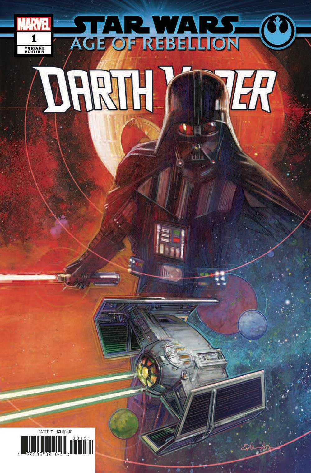 Star Wars Age of Republic Darth Vader #1 Edwards Variant