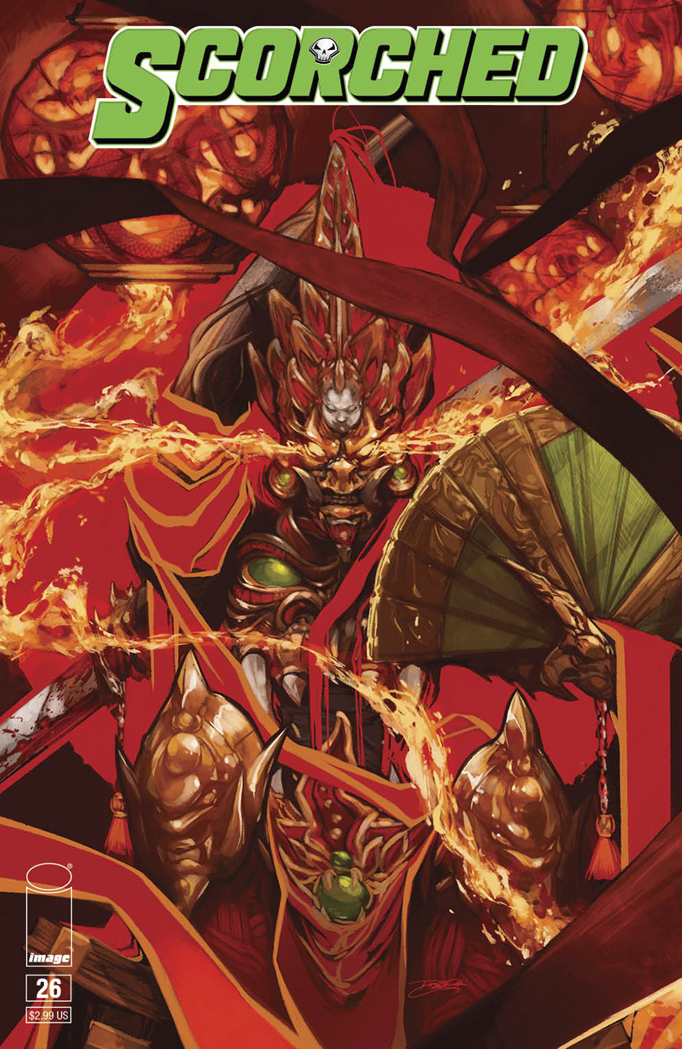 Spawn Scorched #26 Cover B Don Aquillo Variant