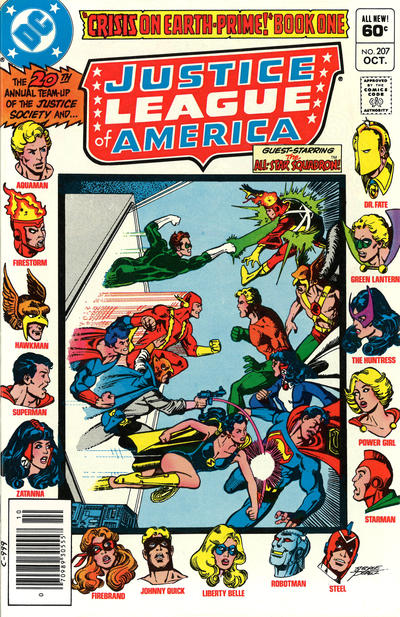 Justice League of America #207 [Newsstand]-Fine (5.5 – 7)