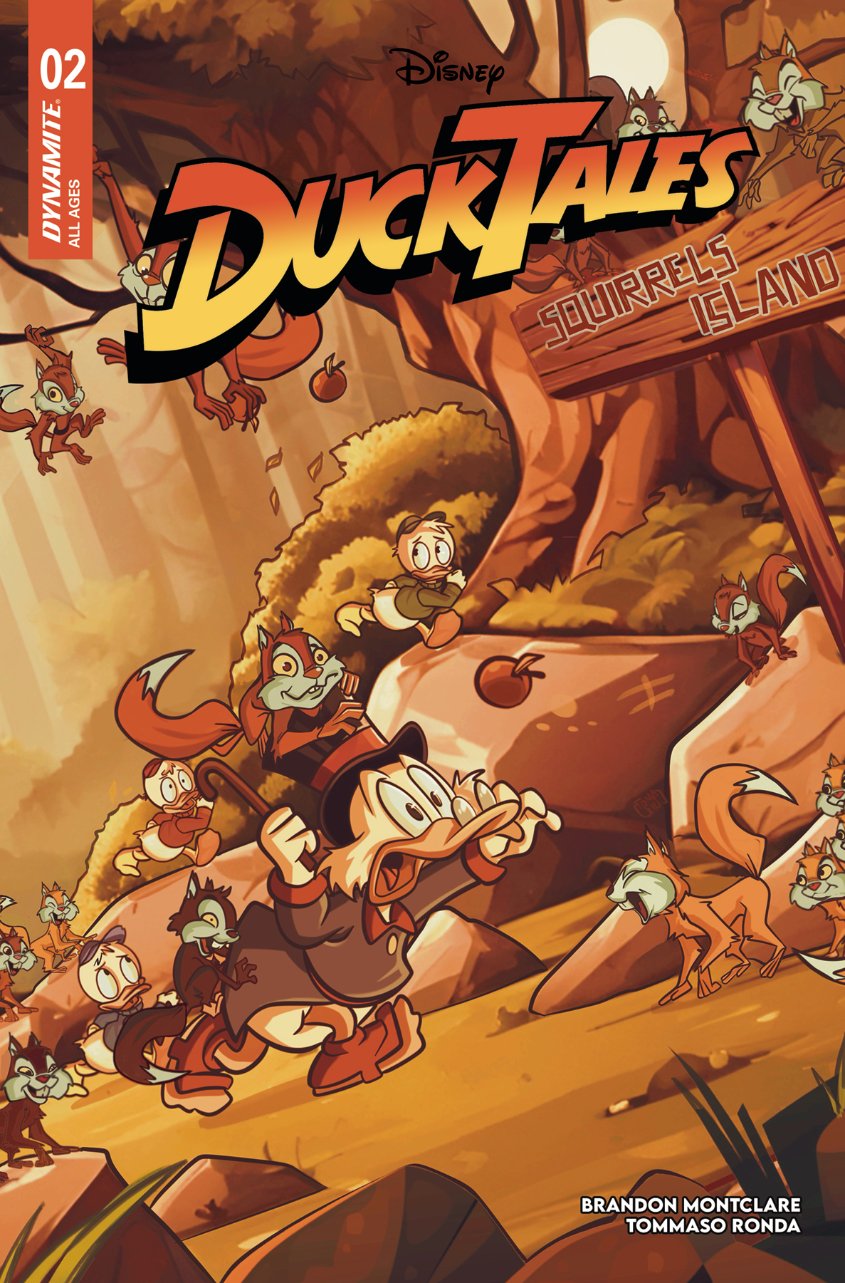 Ducktales #2 Cover J 1 for 10 Incentive Tomaselli Foil