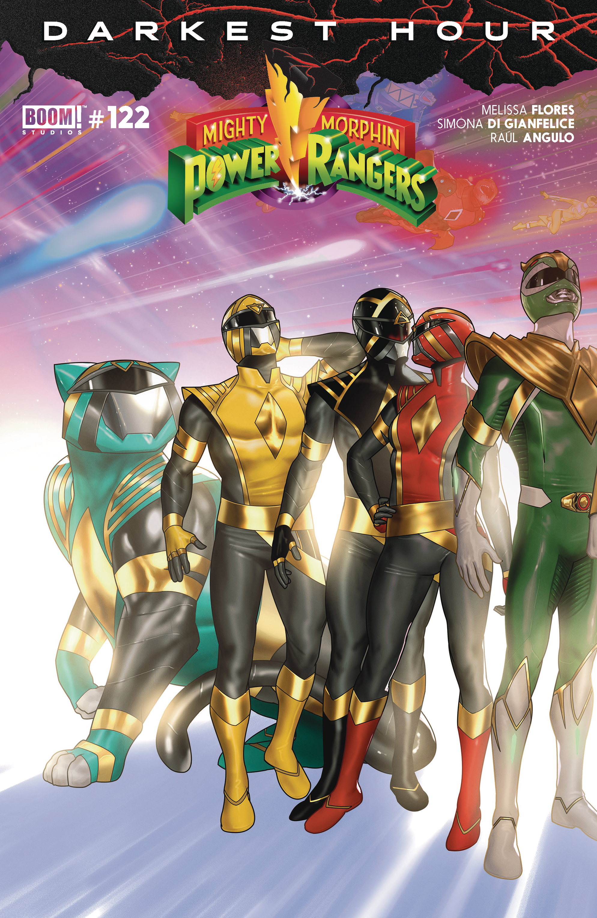 Mighty Morphin Power Rangers #122 Cover A Connecting Variant