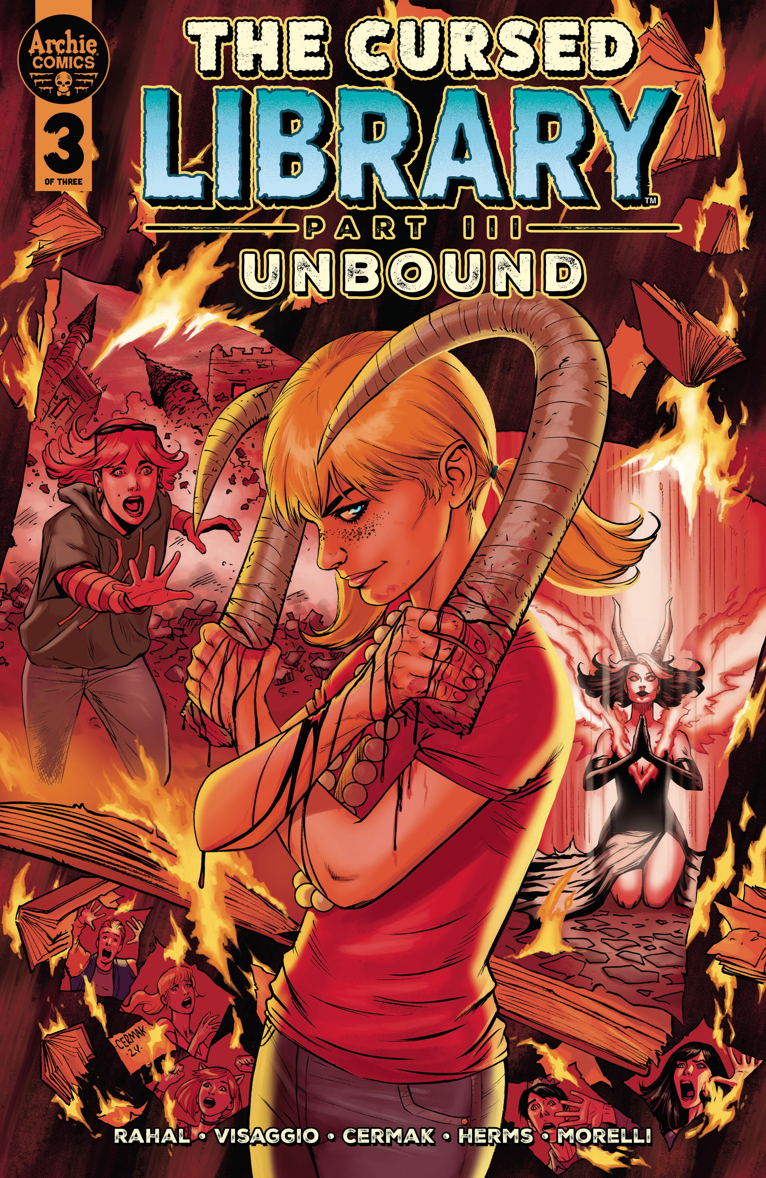 Cursed Library Unbound Volume 3 Cover A Craig Cermak