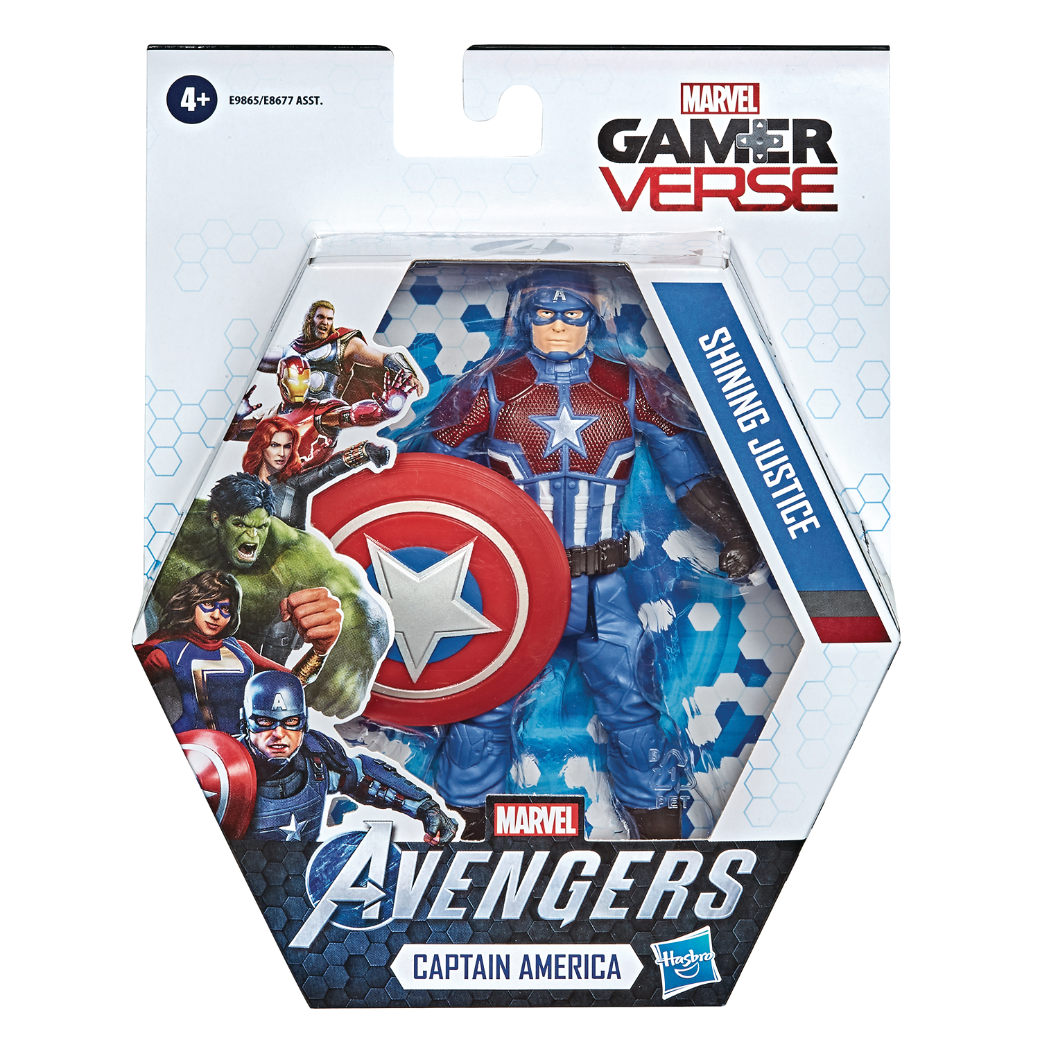 Avengers Gamerverse 6 Inch Captain America Action Figure Case