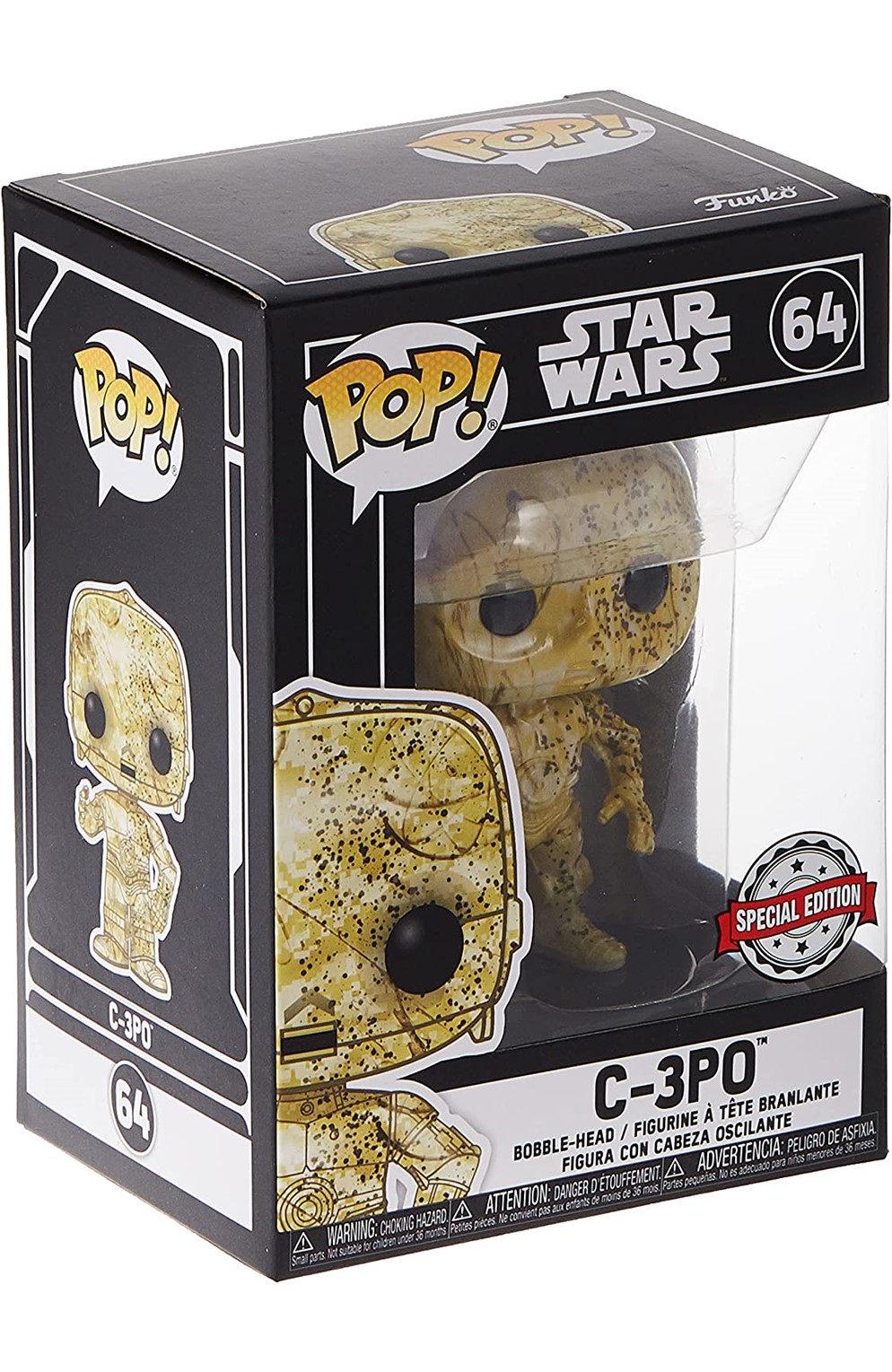 Funko Pop 64 Star Wars C-3PO Target Exclusive Art Series