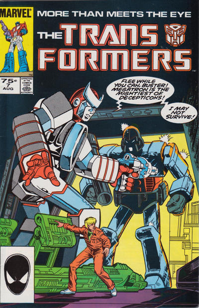 The Transformers #7 [Third Printing] - Vg-