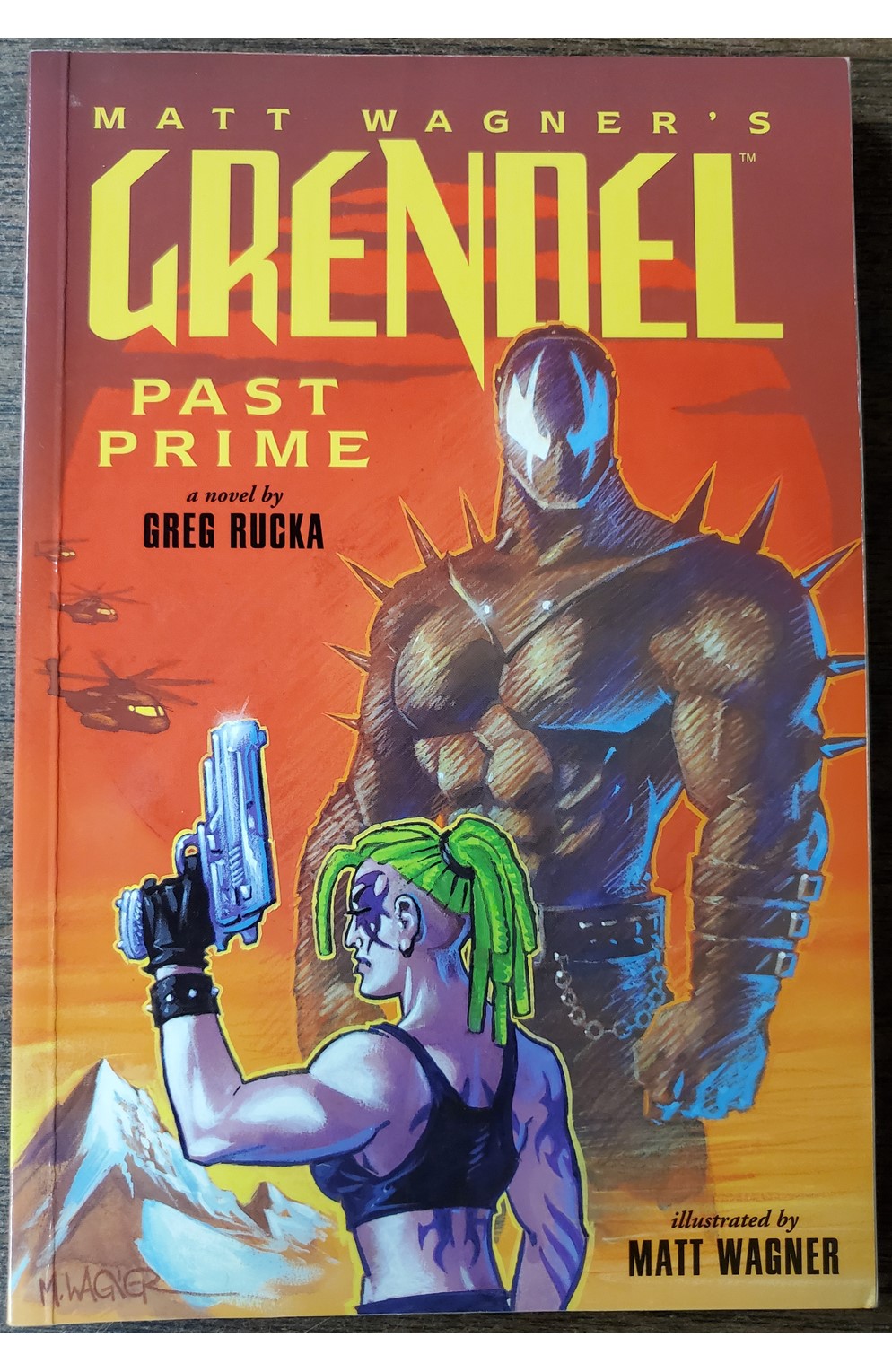 Grendel Past Prime Illustrated Novel (Dark Horse 2000) Used - Like New