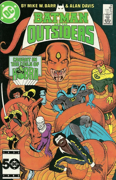 Batman And The Outsiders #26 [Direct]-Near Mint (9.2 - 9.8)