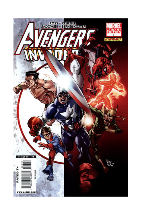 Avengers Invaders #7 (Ferry Variant) (2008)