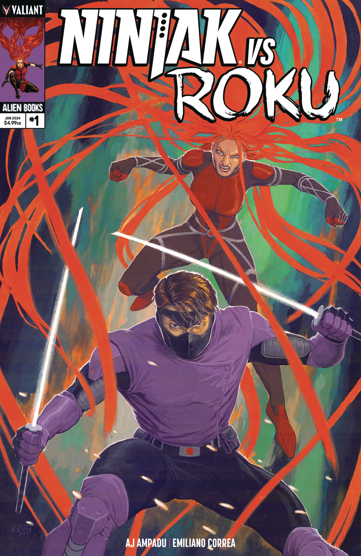 Ninjak Vs Roku #1 Cover A Erbetta (Of 4)