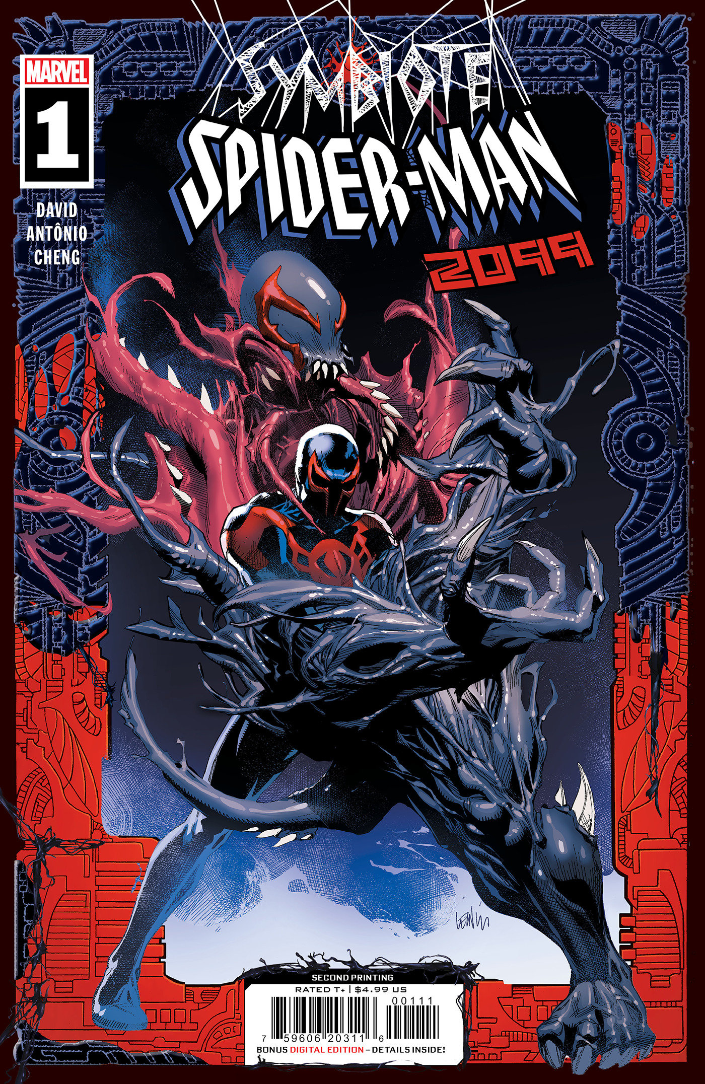 Symbiote Spider-Man 2099 #1 2nd Printing Leinil Yu Variant
