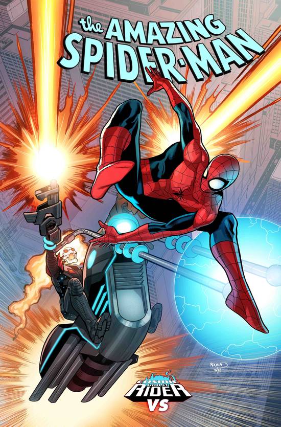 Amazing Spider-Man #6 Renaud Cosmic Ghost Rider Variant (2018)