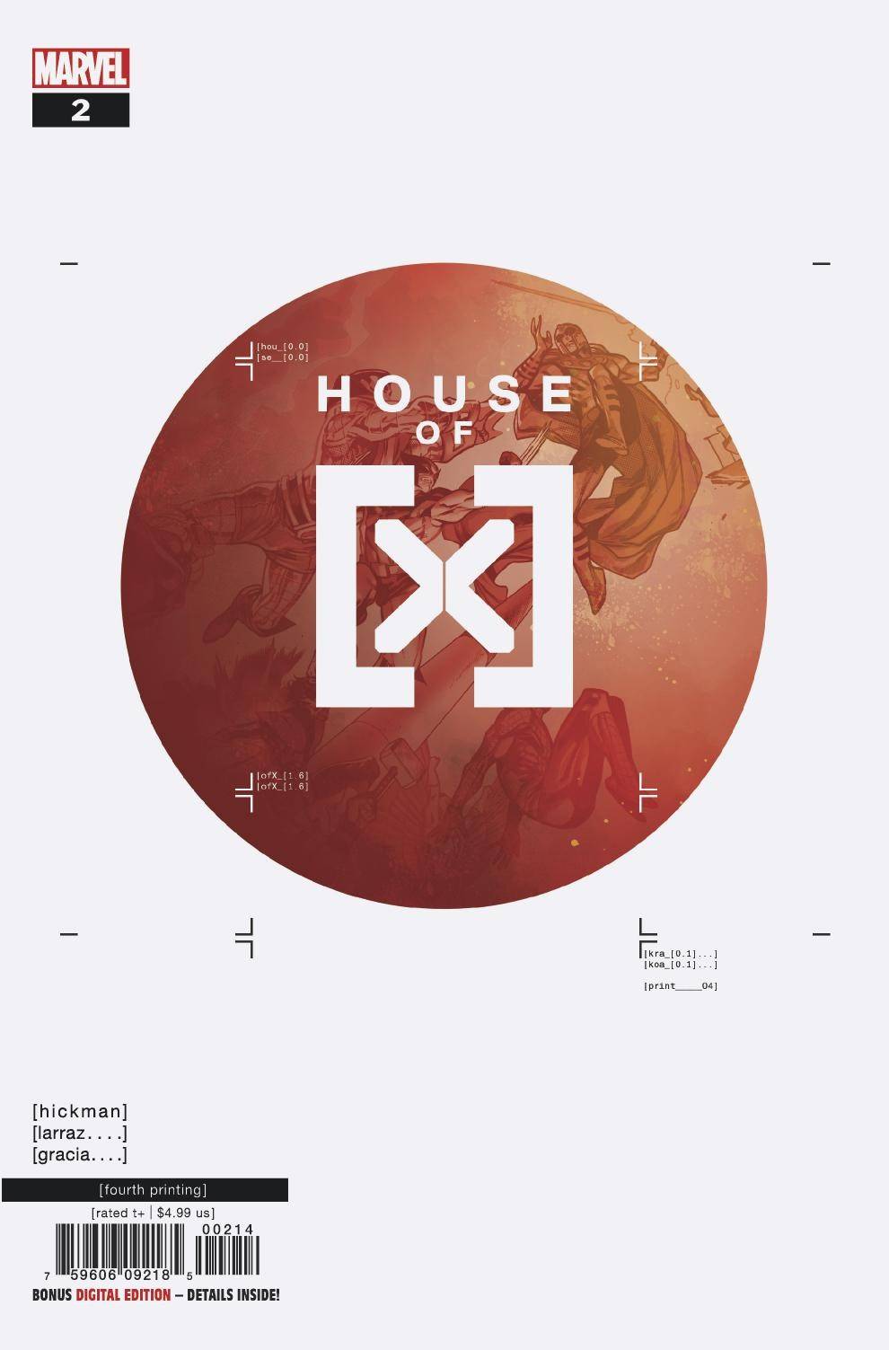House of X #2 4th Printing Variant (Of 6)