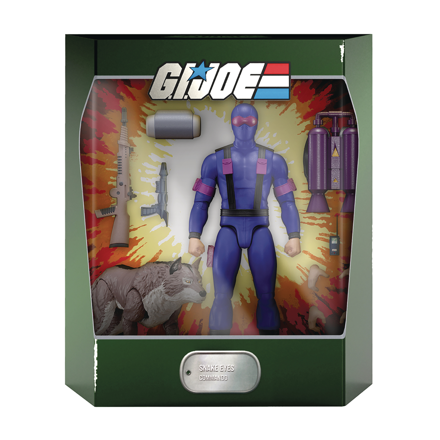 GI Joe Ultimates Real American Hero Snake Eyes Action Figure