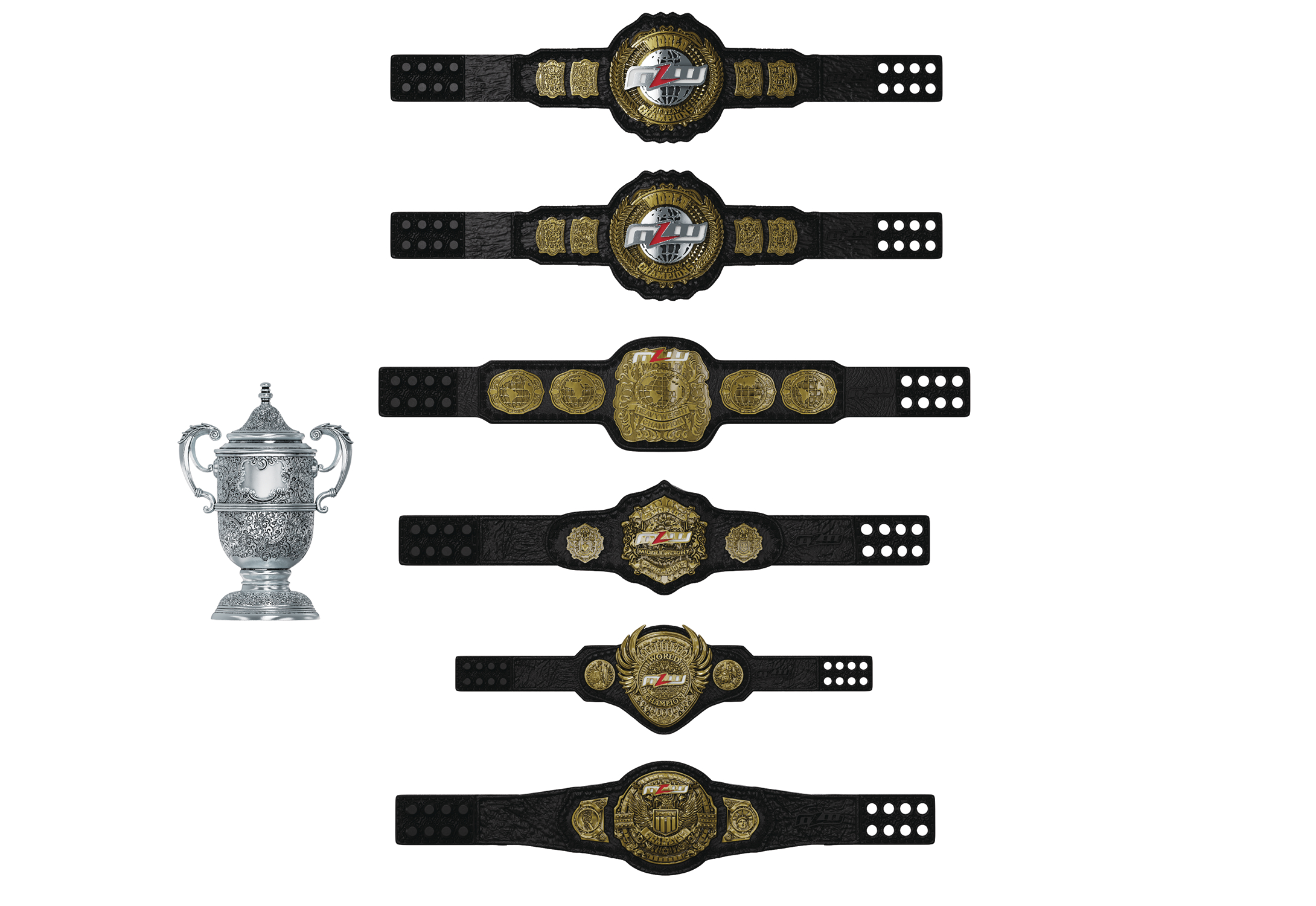 Major League Wrestling Championship Belt Collection