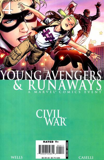 Civil War: Young Avengers & Runaways #4-Fine (5.5 – 7)