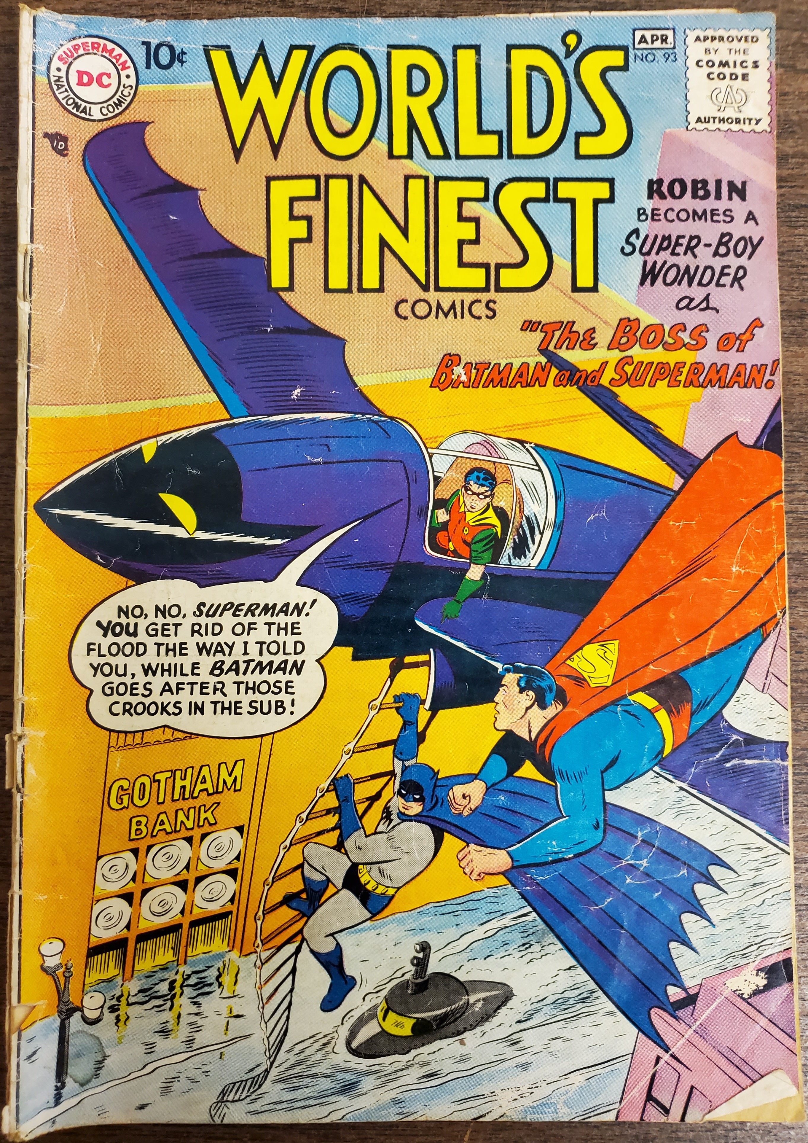 World's Finest Comics #93 (1941)- G-1.8