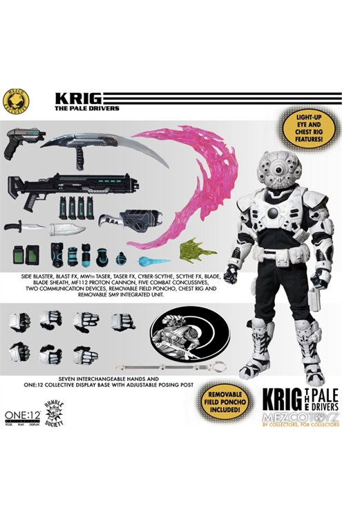 Mezco One:12 Collective Rumble Society - Krig-13: Pale Divers Edition Pre-Owned