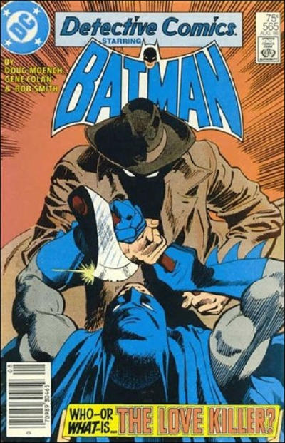 Detective Comics #565 [Newsstand]-Fine (5.5 – 7)