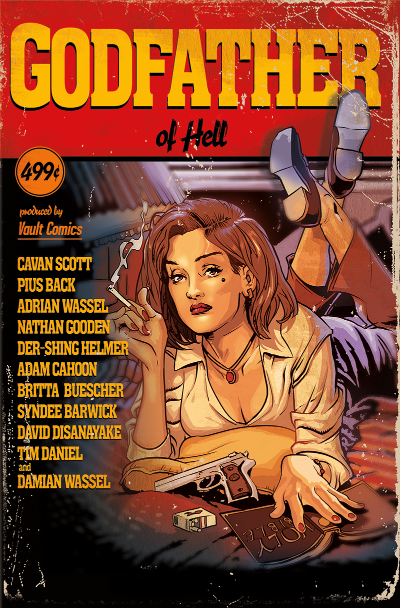 Godfather of Hell #1 Cover B Nathan Gooden Pulp Fiction Homage Variant (Of 4)